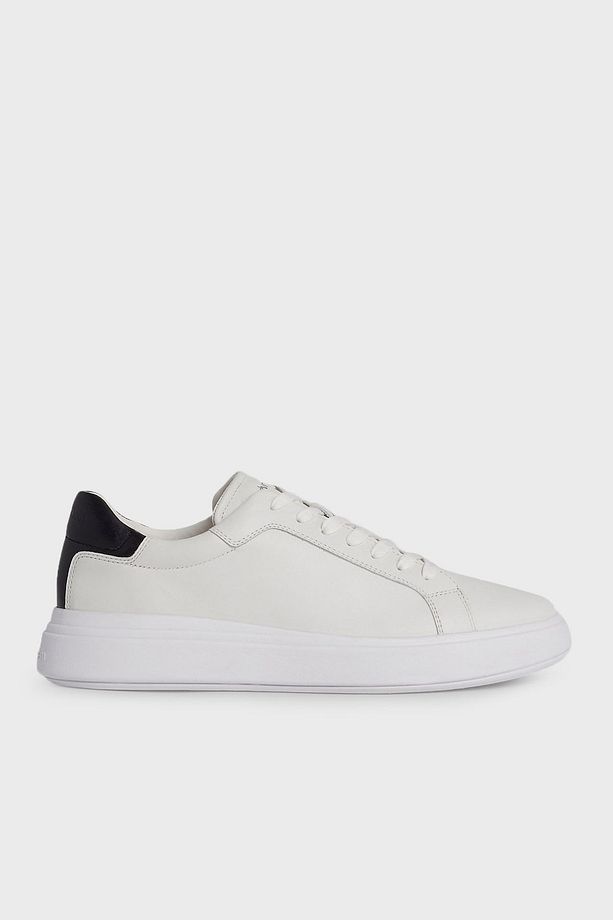Logolu Deri Sneaker Ayakkabı Hm0hm010160k9 Erkek Ayakkabı Hm0hm01016 0k9 - 1