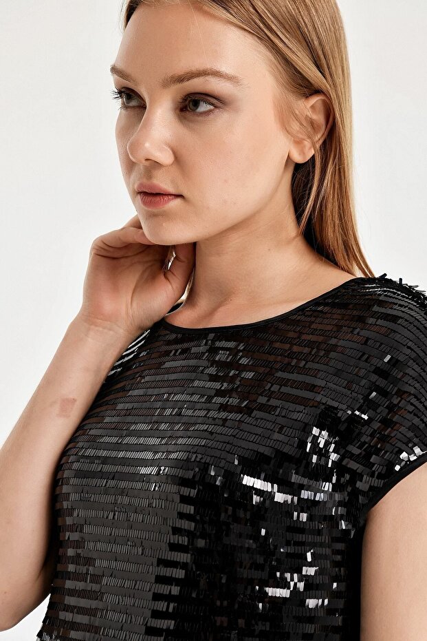 Kadın Siyah Bluz - 2