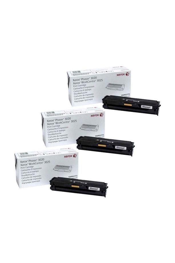3 Adet  Phaser 3020-106r02773 Orjinal Toner- - 1