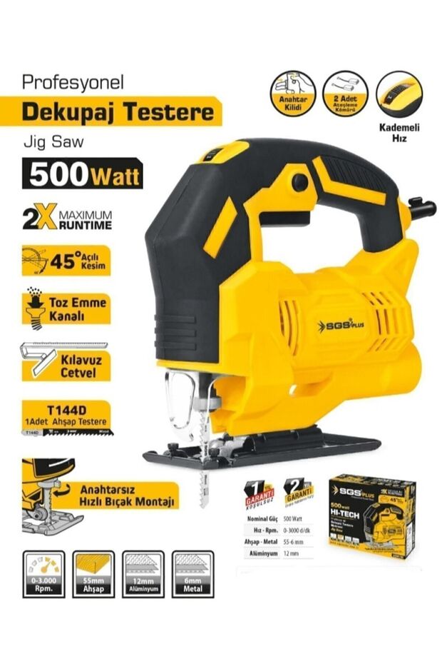 DEKUPAJ TESTERE 500 WATT - 3