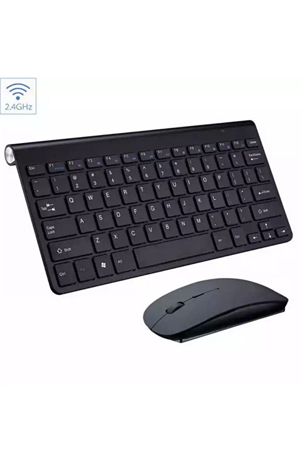 Hometech T100 Kablosuz Taşınabilir Wireless Klavye Mouse Set 2.4 Ghz - 1