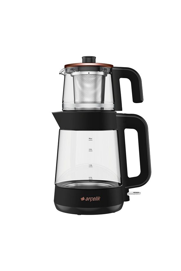 220 - 240 V Cm 6964 S Resital Siyah 1900 W Cam Demlikli Çay Makinesi Cam Siyah C / F Modern 50 Hz / - 1