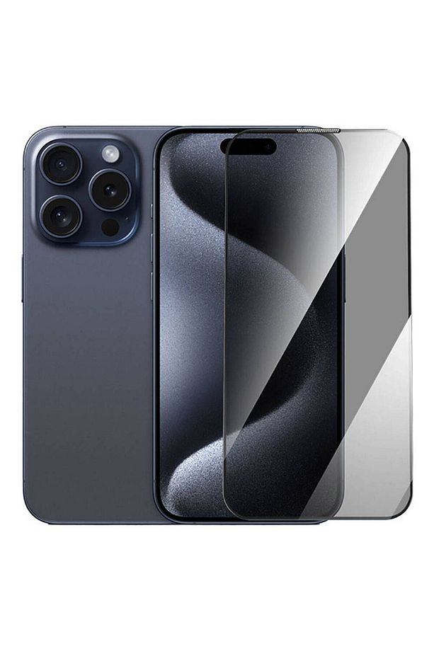 iPhone 16 Pro Uyumlu Wiwu GT-011 Oleofobik Kaplama Temperli Privacy Hayalet Cam Ekran Koruyucu - 2