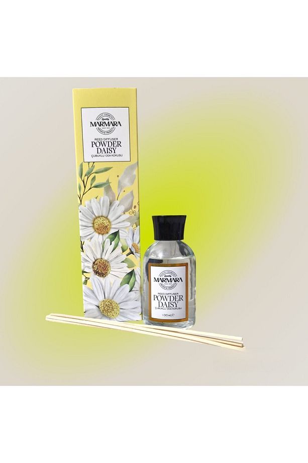 Powder Daısy Reed Diffuser Bambu Çubuklu Oda Kokusu 100ml - 1