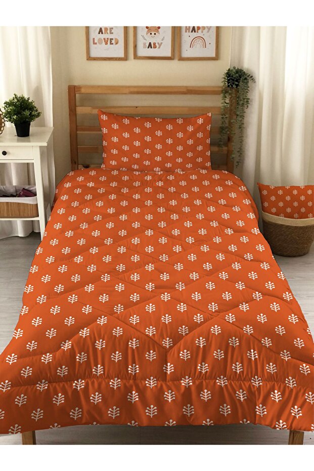 Double Sided Patterned Quilted Quilt - Single Sleeping Set-Without Baddle - 1