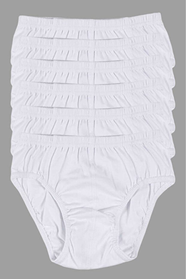 Berrak Boy's 100% Cotton Slip Panties Pack of 6