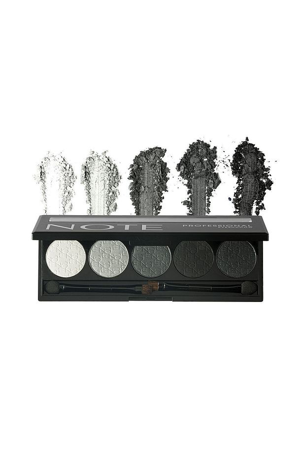 Professional Eyeshadow Mat Ve Işıltılı Toz Göz Far Paleti - 105 Back To Black - 3
