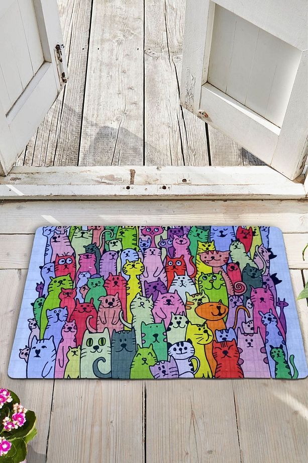 Coloredcat Özel Tasarım Iç Ve Dış Pvc Kapı Önü Paspasları - 1
