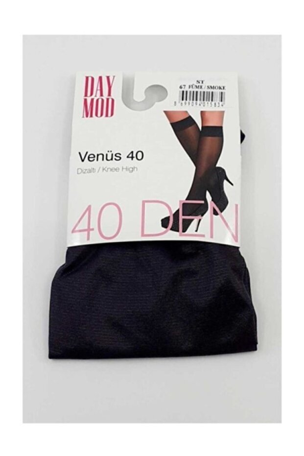 Women's Smoked Shiny Knee Length Trousers Socks 3-Piece