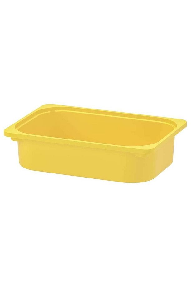 Trofast Sarı Çocuk Odası Eşya Oyuncak Saklama Kutusu 42x30x10 Cm Sarı - 1