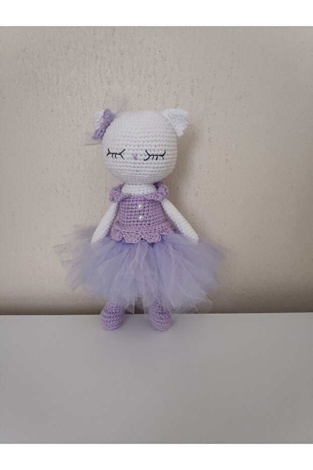 Amigurumi Lilac Tutu Cat Playmate