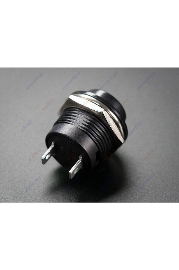 Aç/kapa Bas/çek Yaylı Siyah Buton Anahtar Tip20-s3219 1 Adet - 3