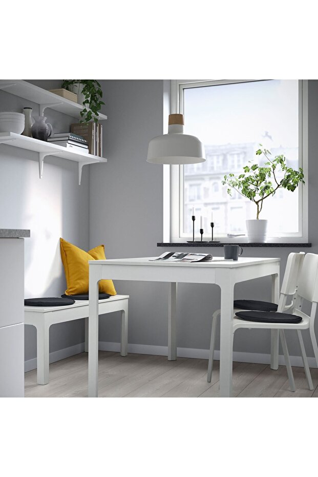 Angsfraken Sandalye Minderi, Siyah, 36 cm 4 adet - 3