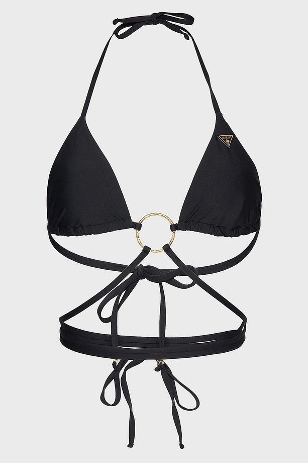 Triangle Halkalı Üçgen Bağlamalı Bikini Üstü E4GJ45MC04R  BİKİNİ ÜSTÜ E4GJ45 MC04R JBLK - 4