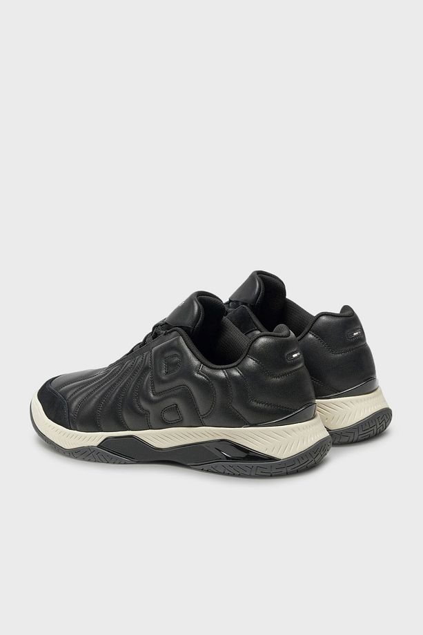 Hakiki Deri Logolu Sneaker Ayakkabı Erkek AYAKKABI 50523190 001 - 4