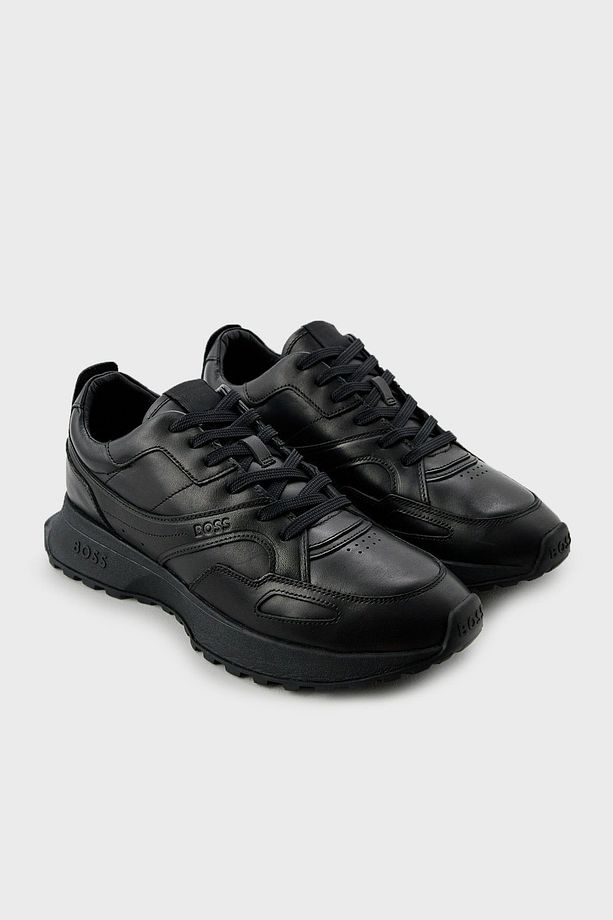 Logolu Deri Sneaker Ayakkabı Erkek AYAKKABI 50522818 005 - 3