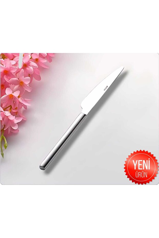 Inter çelik  IŞIL Model Sade 12 Adet Tatlı Bıçağı-mhy0508 - 1