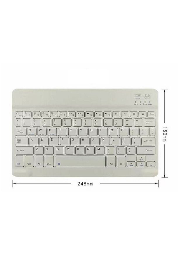 Ipad Pro 12.9 2020 A2069 A2232 A2233 A2229 Uyumlu  Kablosuz Bluetooth Klavye Mouse Set Siyah - 7
