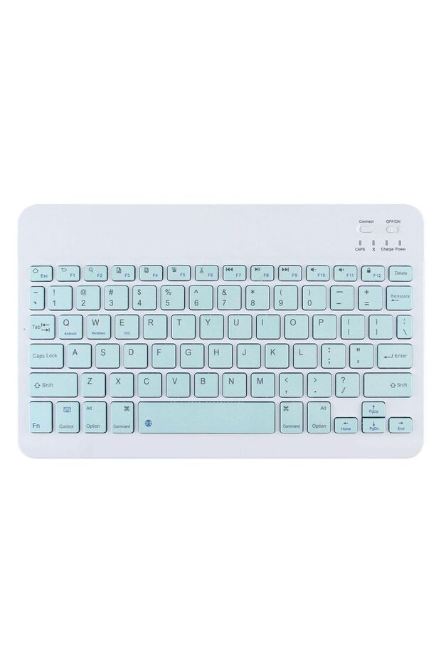 Ipad Pro 12.9 2015 A1584 A1652 Uyumlu Kablosuz Bluetooth Klavye Mouse Set - 2