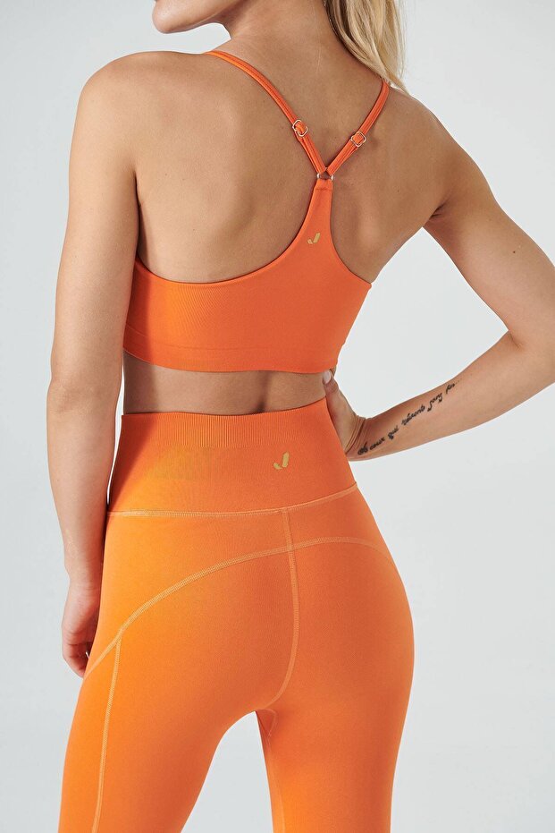 Pine High Waist & Strumpfhosen Orange - 4