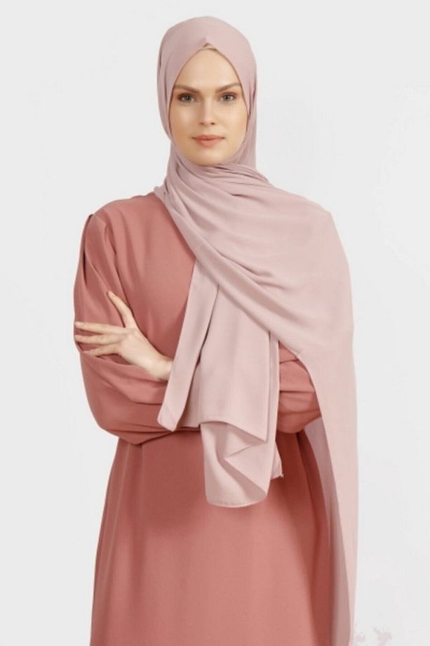 Krep Şal Soft Pudra - 4