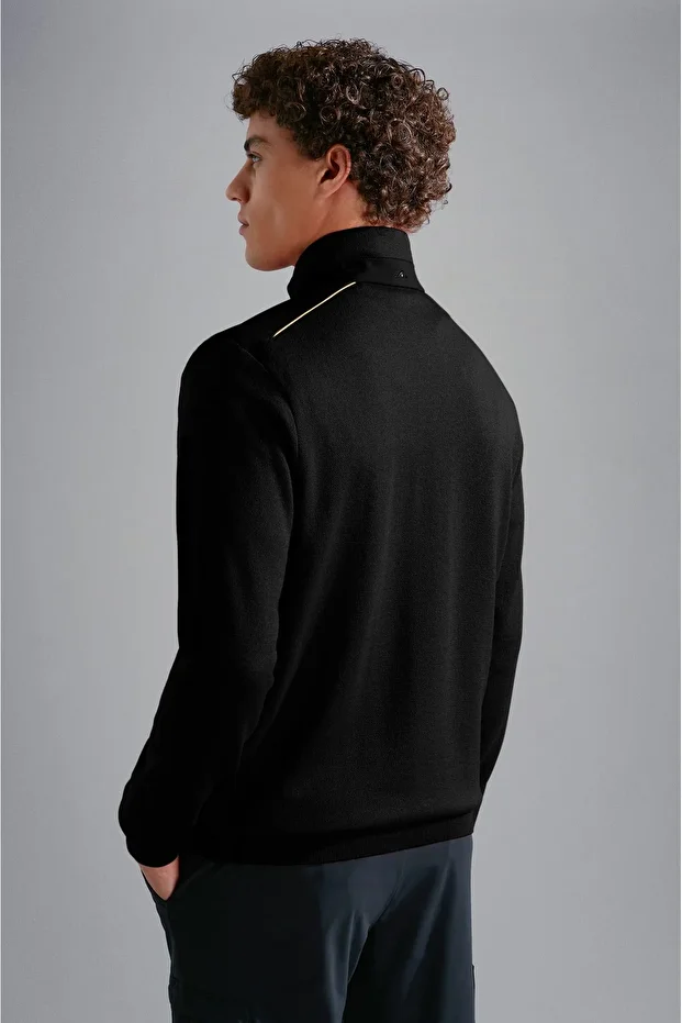 MEN'S ZIPPED PULLOVER C.W. WOOL - 2