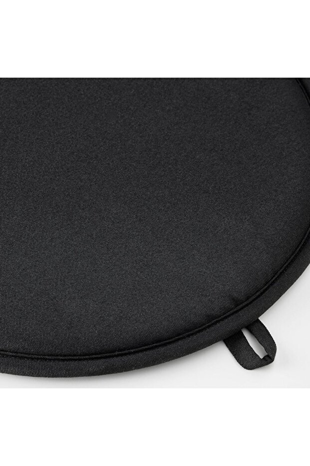 Angsfraken Sandalye Minderi, Siyah, 36 cm 4 adet - 2