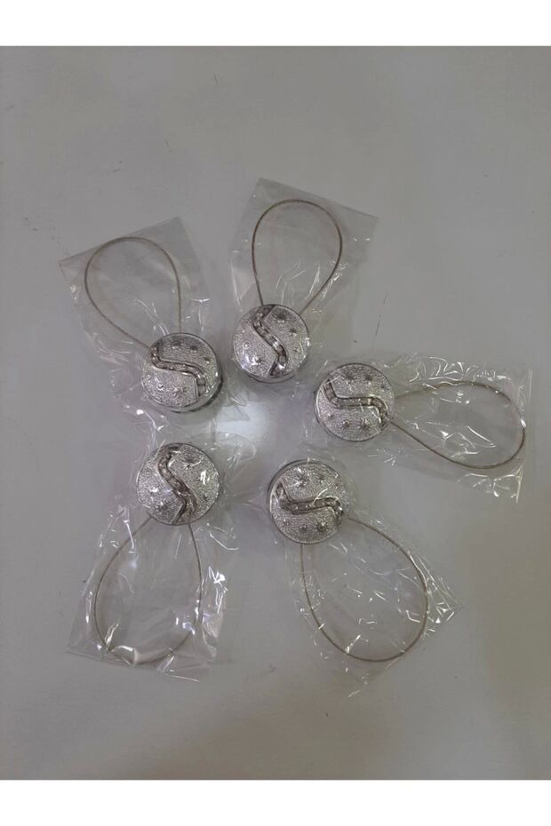 Rüyaper Magnetic Tulle Curtain Latch Curtain Buckle (5 Pieces)