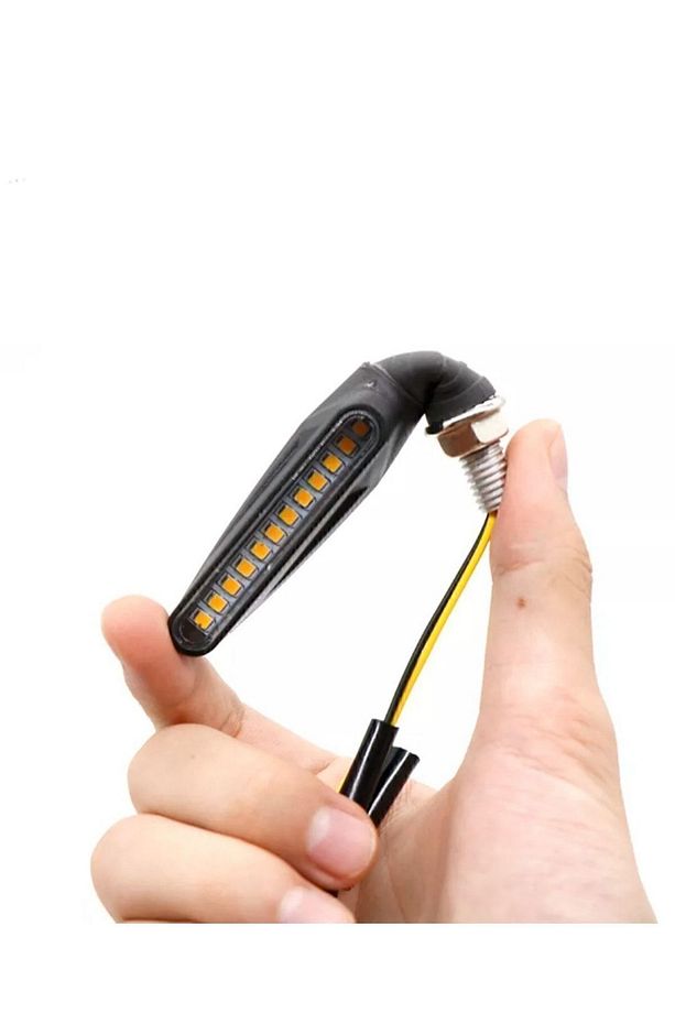 Motorsiklet Led Sinyal Kayar Model 2 Adet - 5