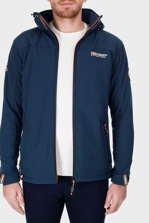 Rüzgara Ve Suya Dayanıklı Çıkarılabilir Kapüşonlu Softshell Mont Erkek Mont Take - 5