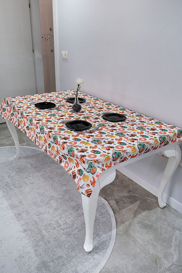 Sıvı Geçirmez Masa Örtüsü Sofra Bezi  Piknik Örtüsü - 5