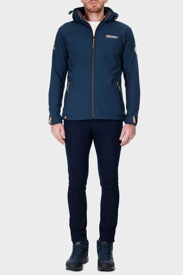 Rüzgara Ve Suya Dayanıklı Çıkarılabilir Kapüşonlu Softshell Mont Erkek Mont Take - 7