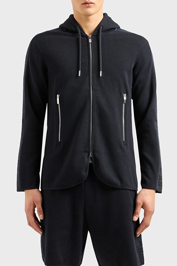 Cotton Regular Fit Hooded Jacket Men's JACKET 3DZGLA ZJLGZ 1583