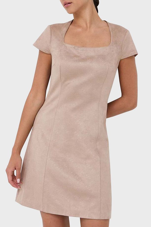 Ss Luna Jakarlı Slim Fit Mini Elbise ELBİSE W3YK0IWFIY0 A10L - 3