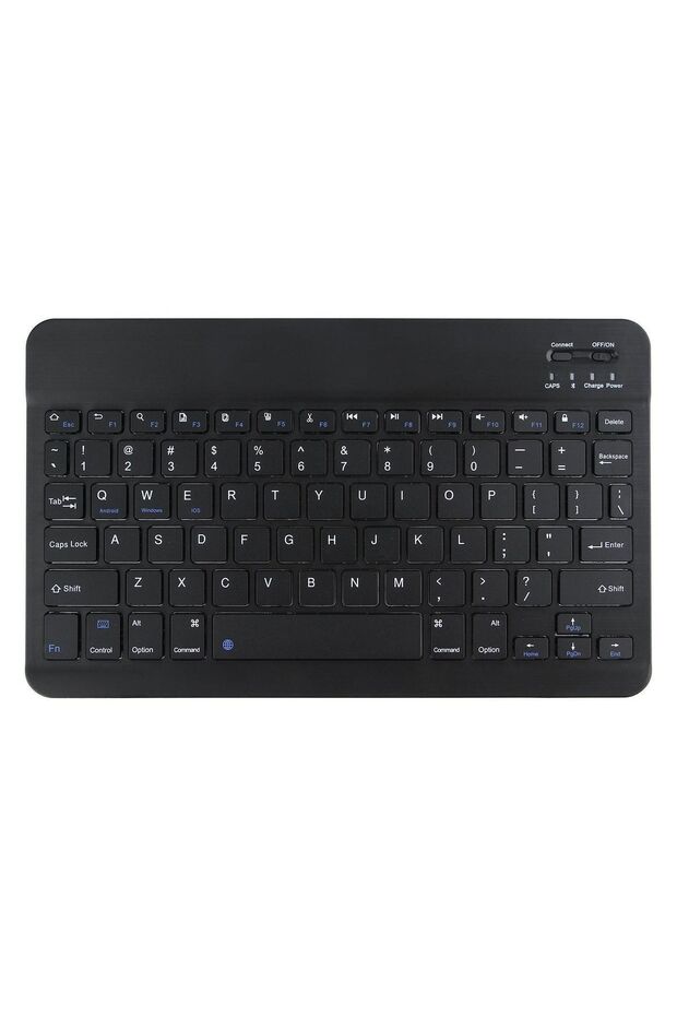 Ipad Mini 4 A1538 A1550 Uyumlu Kablosuz Bluetooth Klavye Mouse Set Siyah - 2