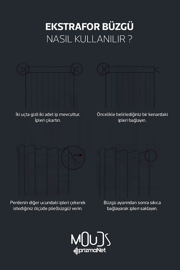 Artboard 1 Desenli Fon Perde Genç Odası Oturma Odası Süet Dijital Baskılı Ekstrafor Büzgü TEK KANAT - 5