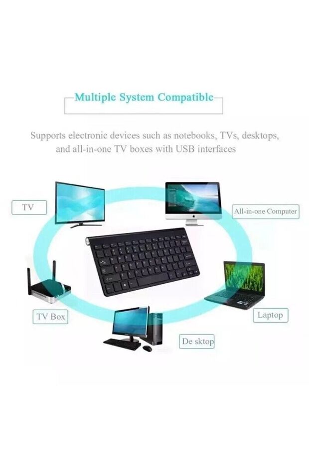 Casper Vıa 14a Kablosuz Taşınabilir Wireless Klavye Mouse Set 2.4 Ghz - 3