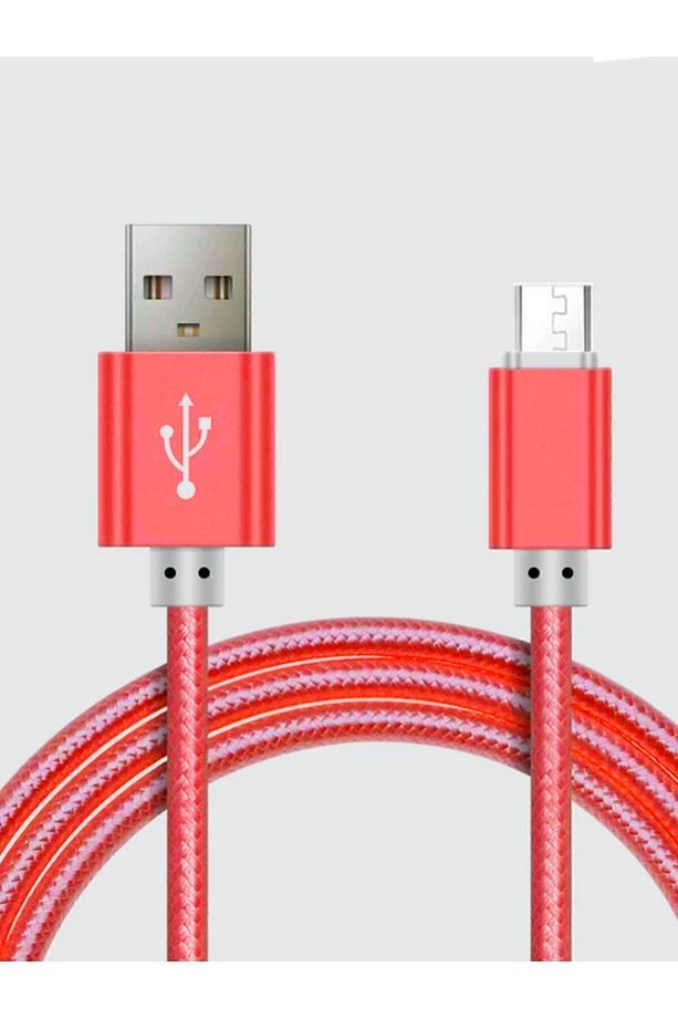 Çelik Micro Usb Şarj Ve Data Kablosu - 1