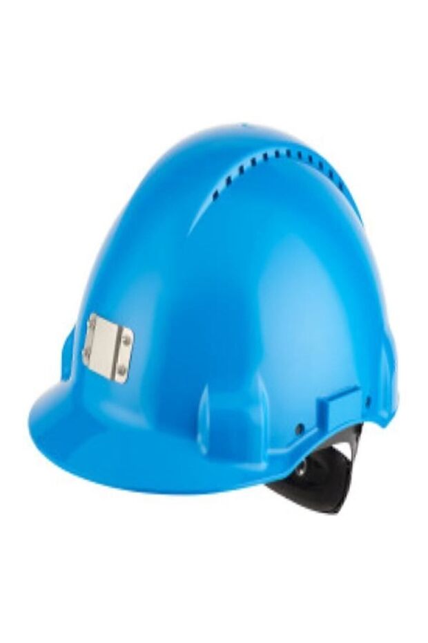G3000nuv-10 Mavi Havalandırmalı Madenci Bareti - 1