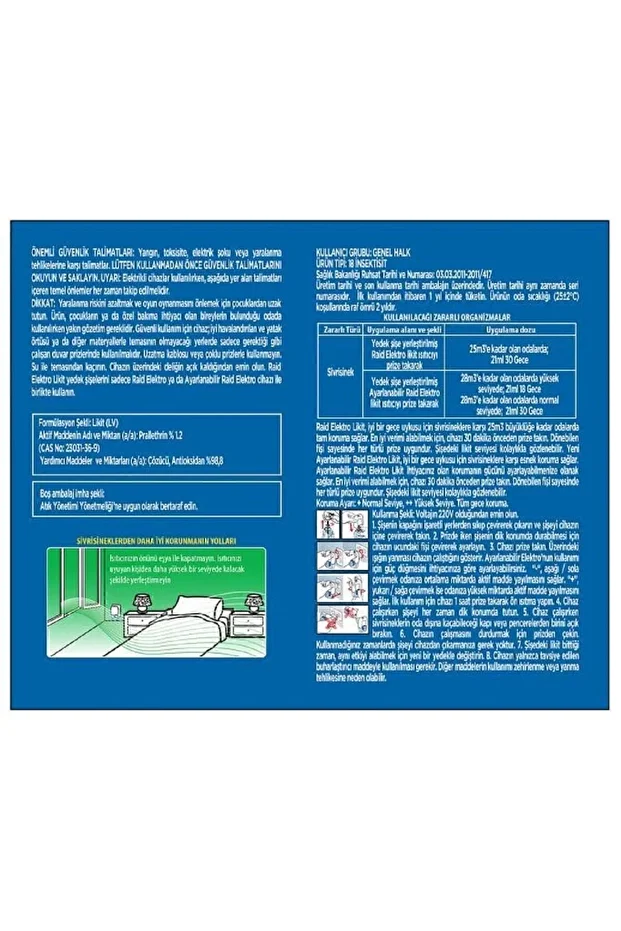 Elekro Likit 2 Yedek, Ekonomik Paket, 60 Gece (sivrisineklere Karşı) - 2