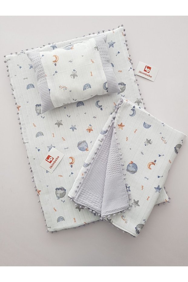 Blanket Baby Diaper Set, Cushion, Muslin, Baby Pillow, Newborn, Crib, Baby Products