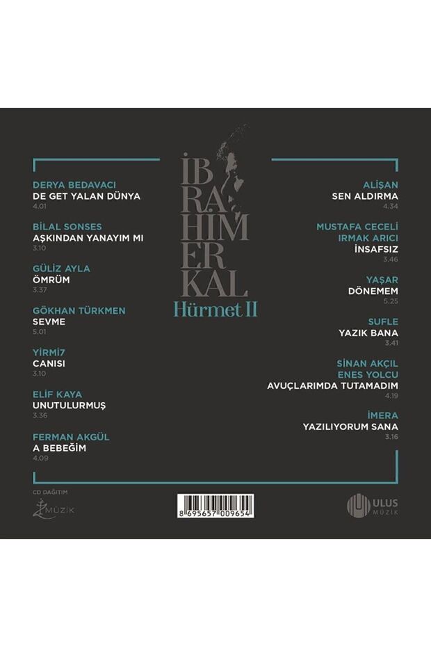إبراهيم إركال - الحب Vol:2 (CD)