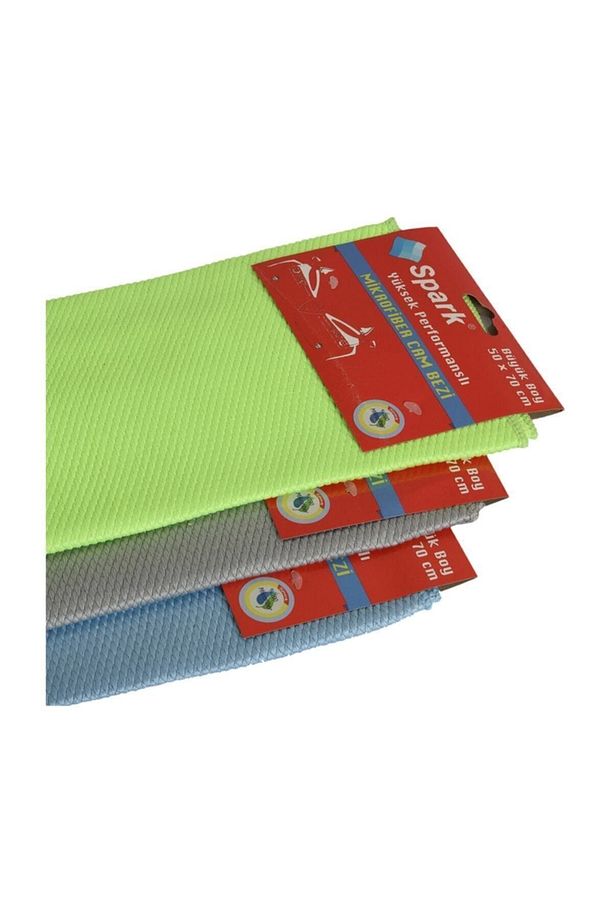 Mikrofiber Oto Cam Bezi 3 Adet 50 X 70 Cm - 3