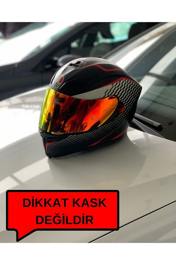 Agv K1/k1 S/k1 Mono/k-5/k-5s Uyumlu Redgold Vizör(SADECE KASK CAMIDIR.) - 2