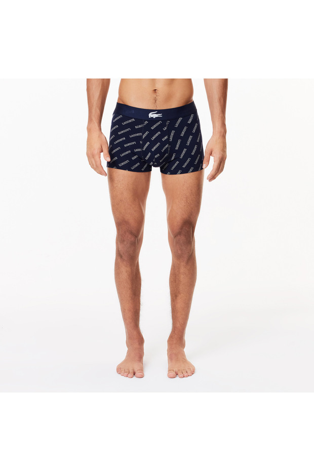 Erkek Baskılı 3'lü Lacivert Boxer - 3