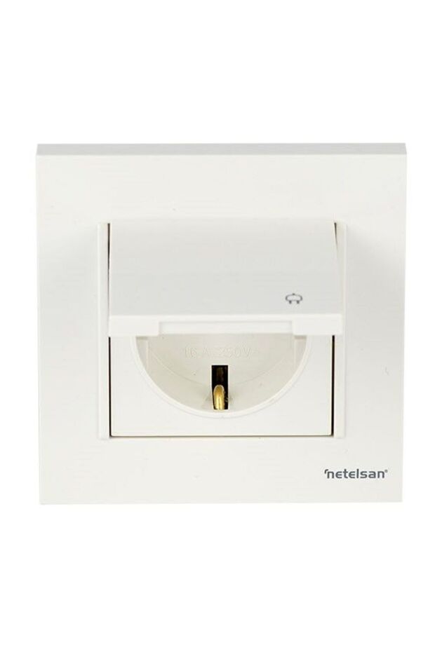 مقبس مؤطر باللون الأبيض - كرة Byobu مع غطاء - 1