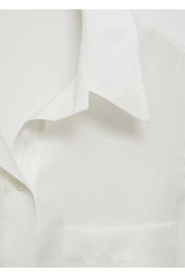 Kolsuz lyocell gömlek - 6