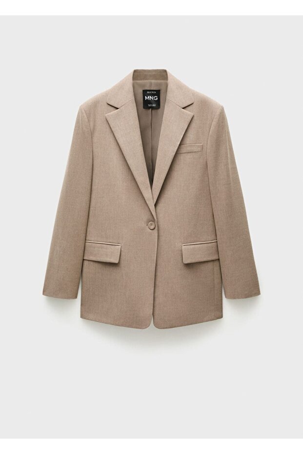 Yün kumaş blazer ceket - 3