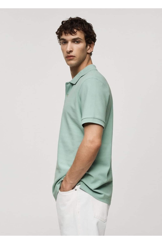 %100 pamuklu pike polo - 6