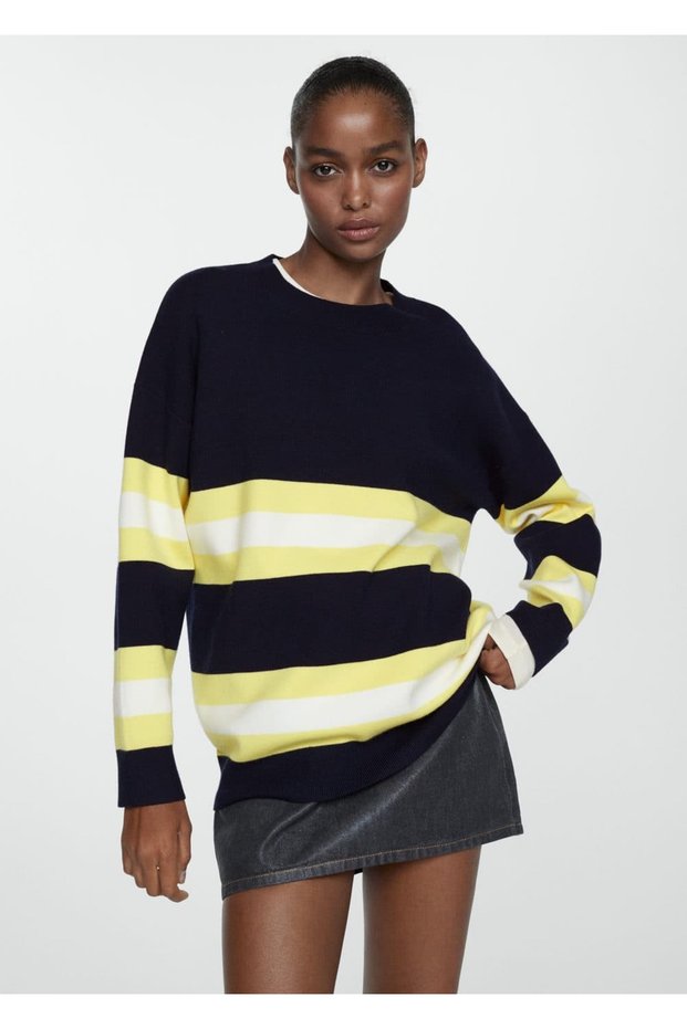 Striped Knitwear Sweater
